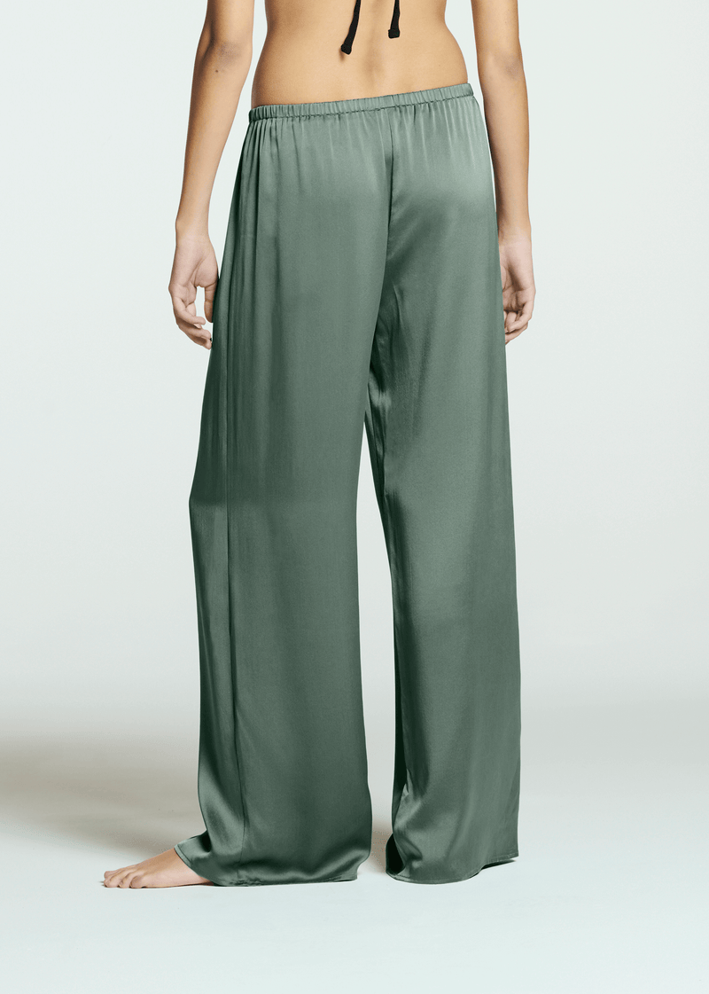 Austin Trouser Sage Silk Charmeuse