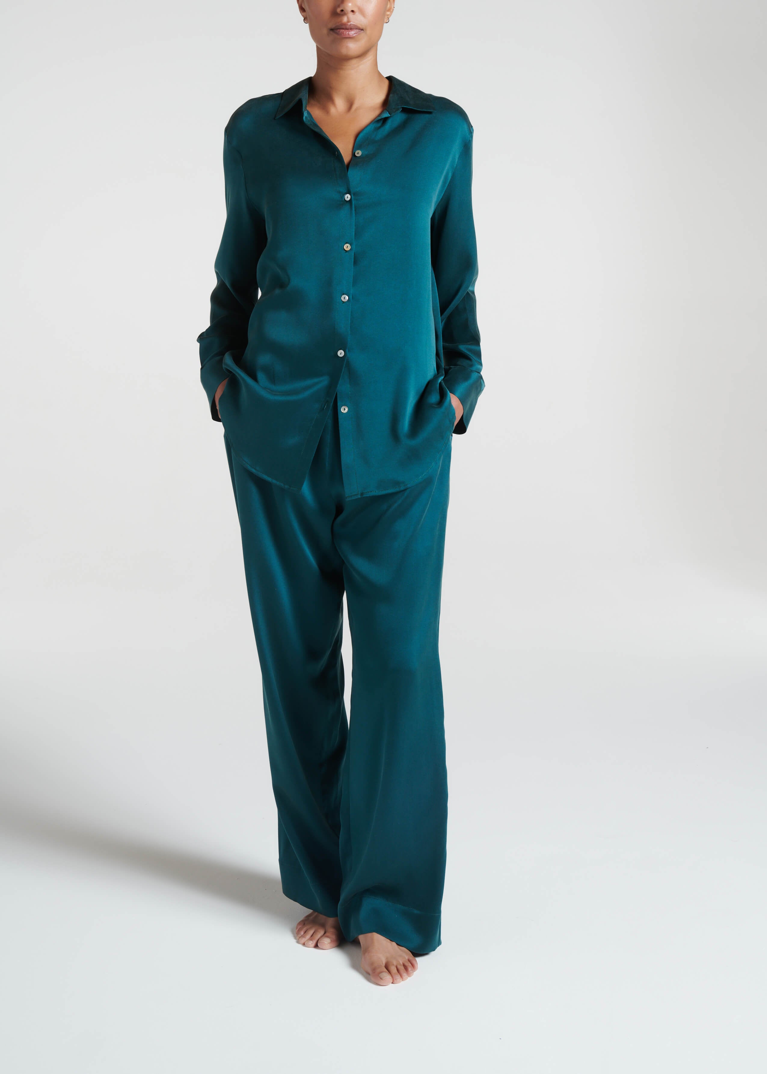 Silk discount charmeuse pajamas