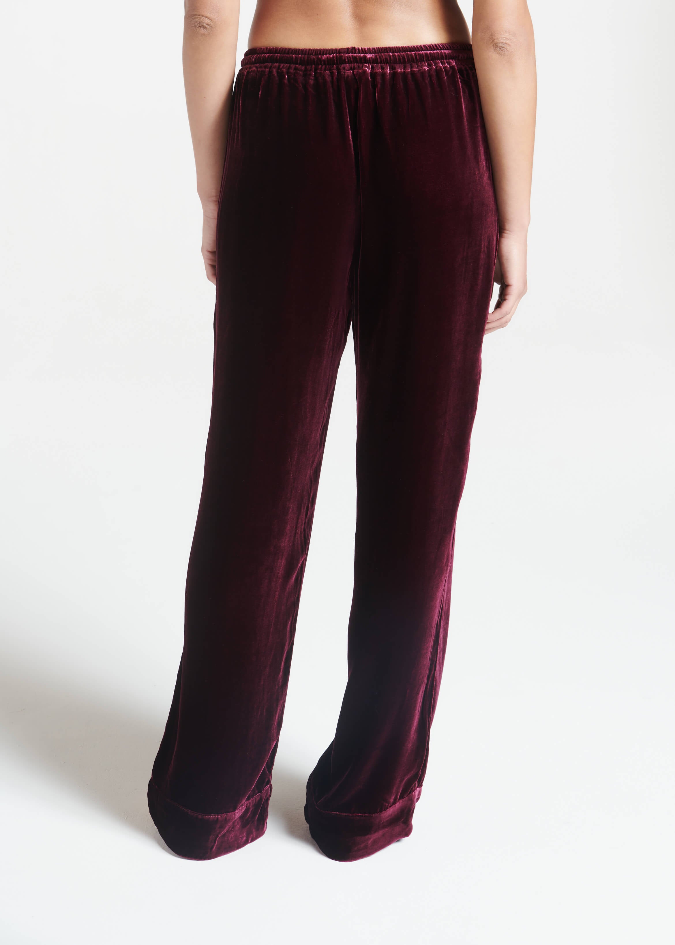 The Silk Velvet Trousers - Lita Couture