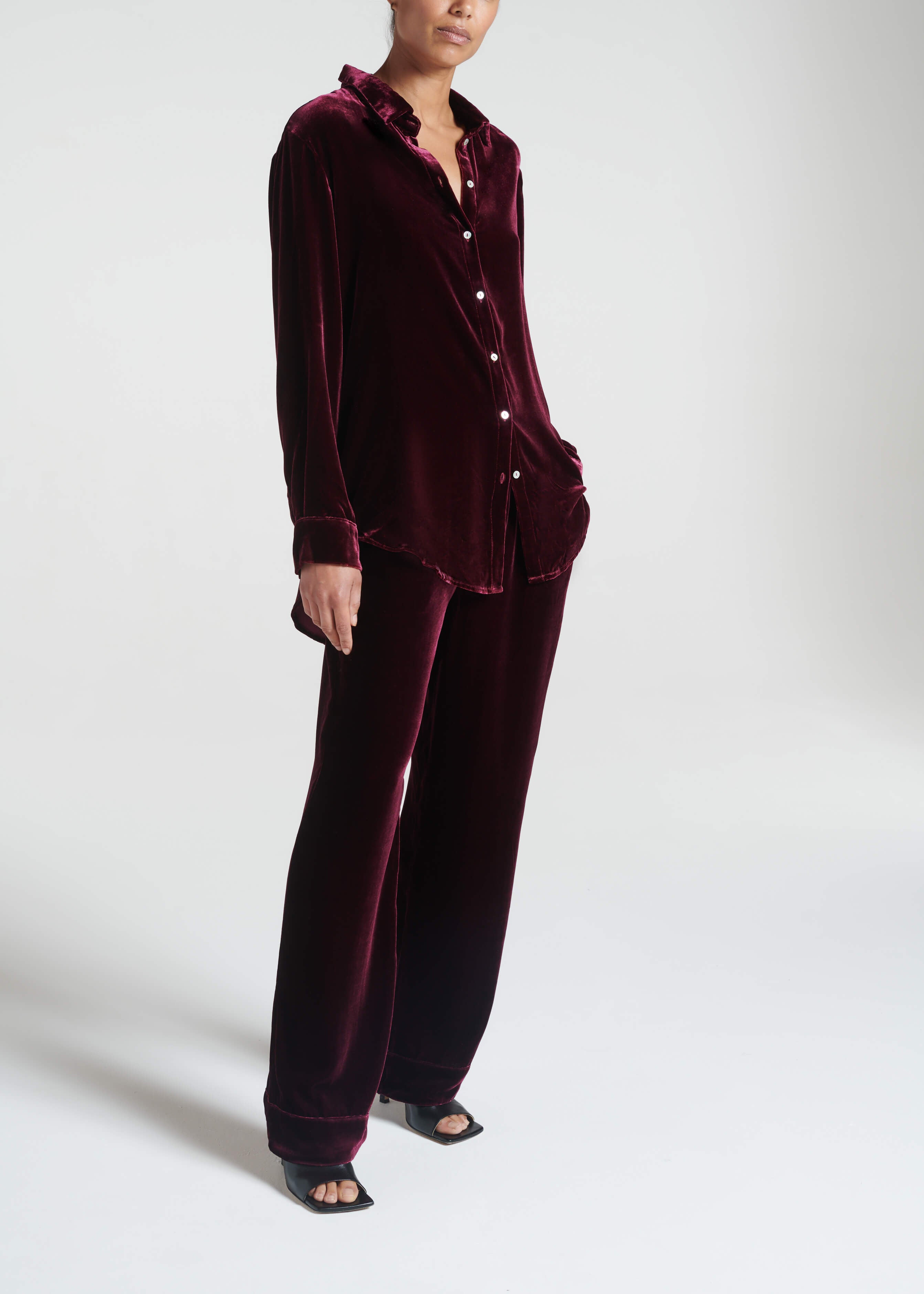 Silk discount velvet pajamas