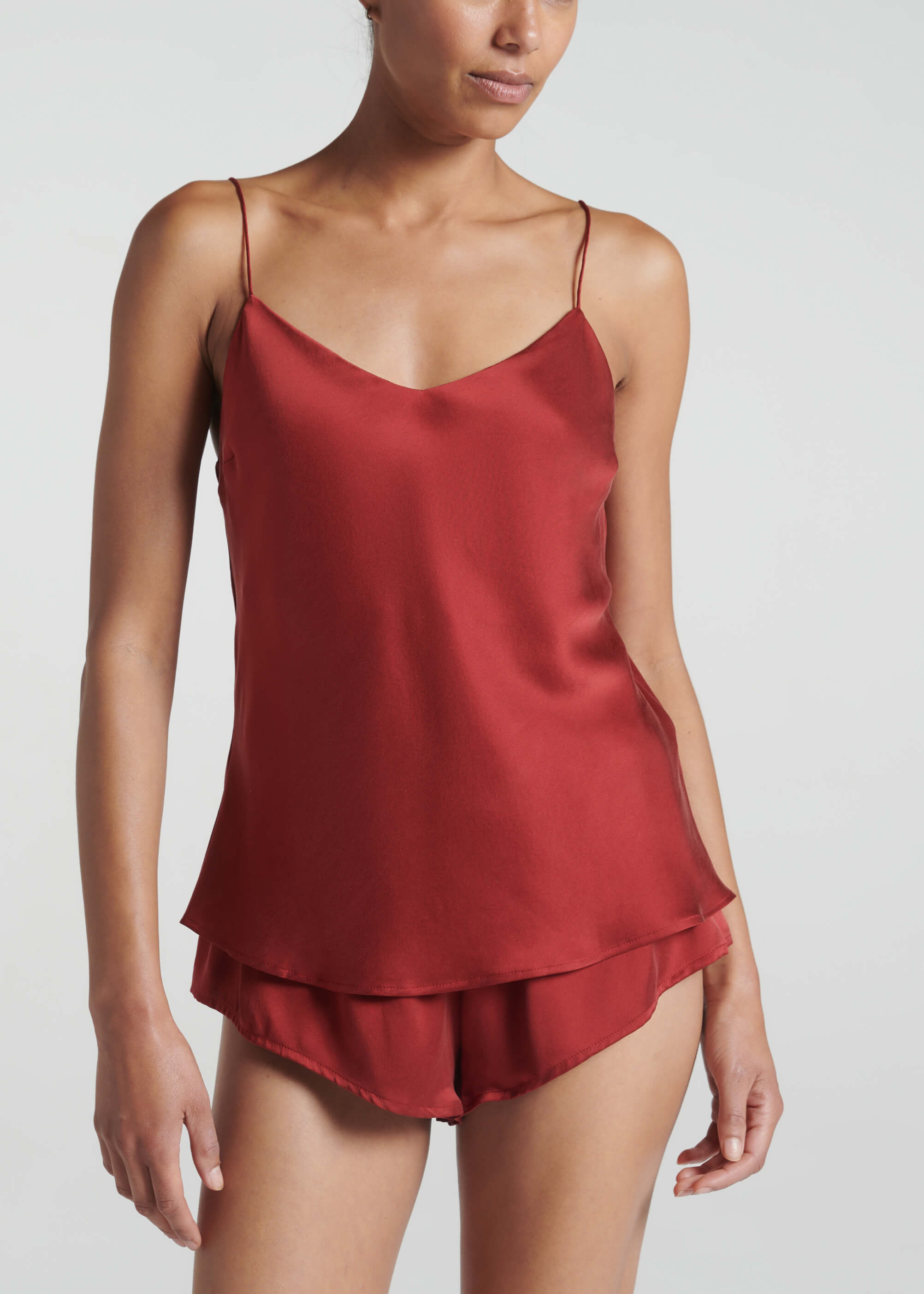 Milos Cami Ruby Silk Charmeuse