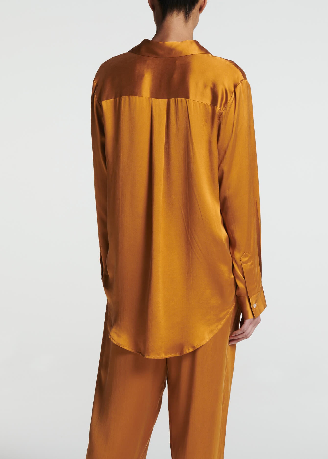 London Pyjama Top Amber Silk