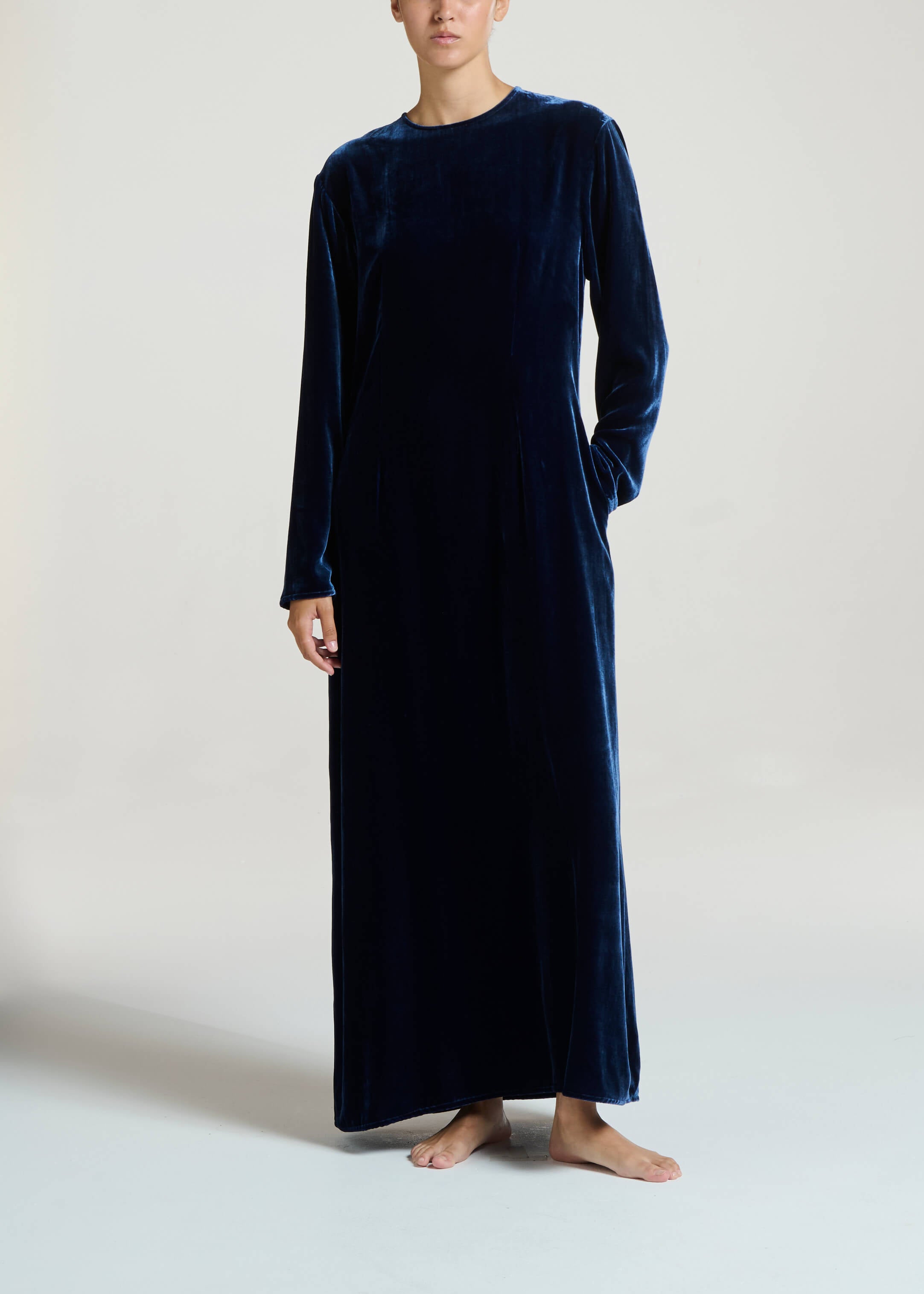 Jody Dress Midnight Viscose Velvet