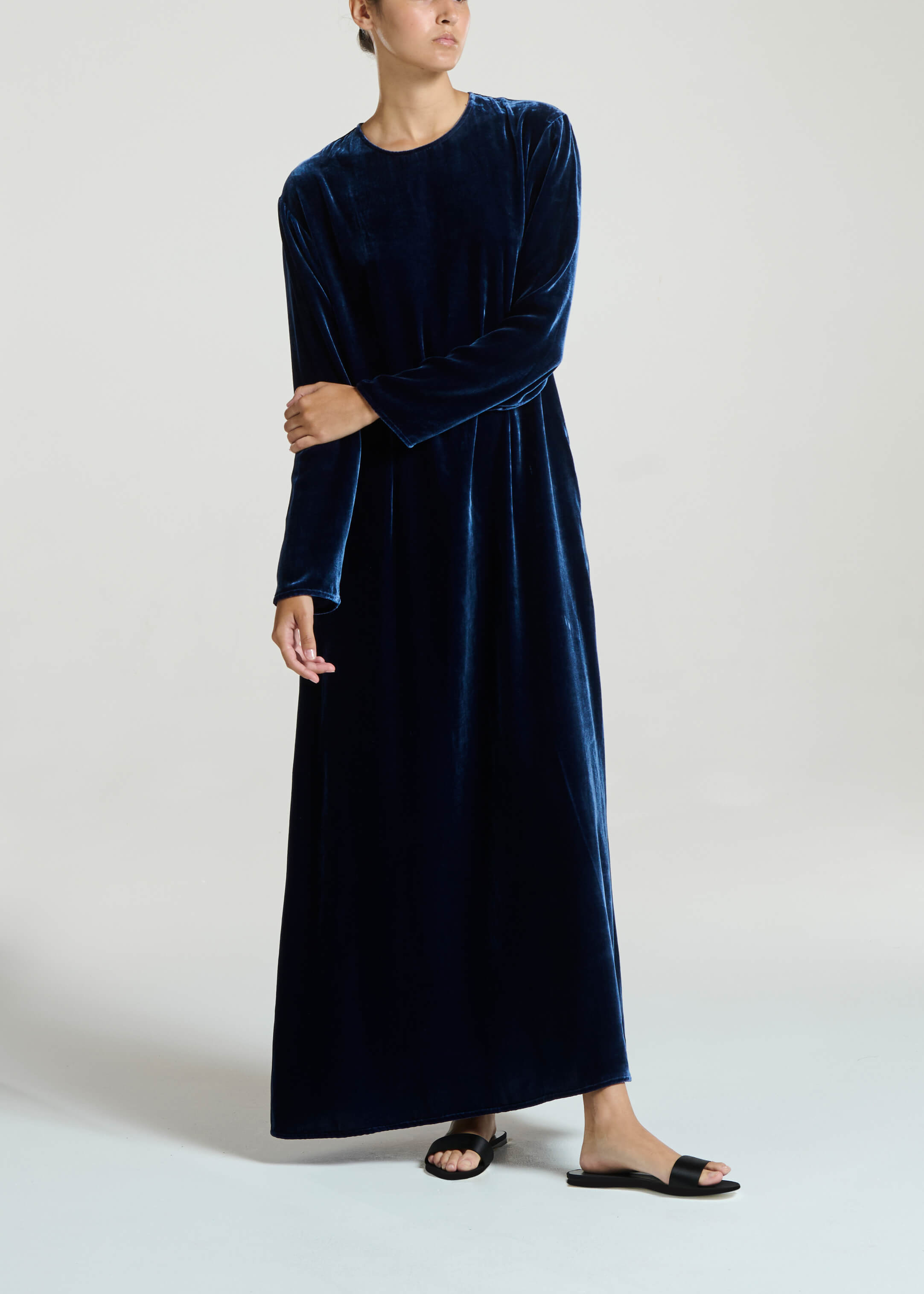 Jody Dress Midnight Viscose Velvet