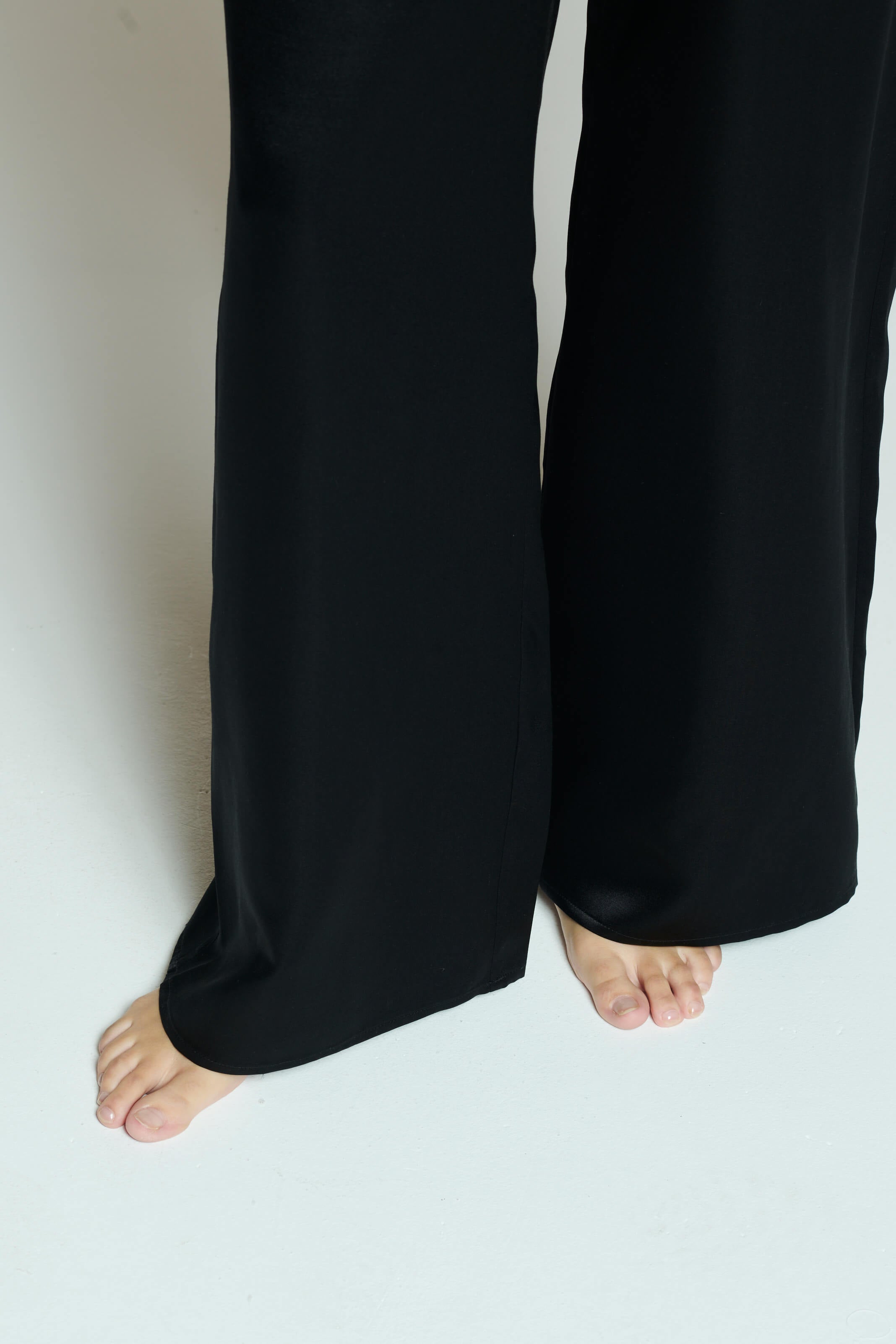 Austin Trouser Black Silk Wool