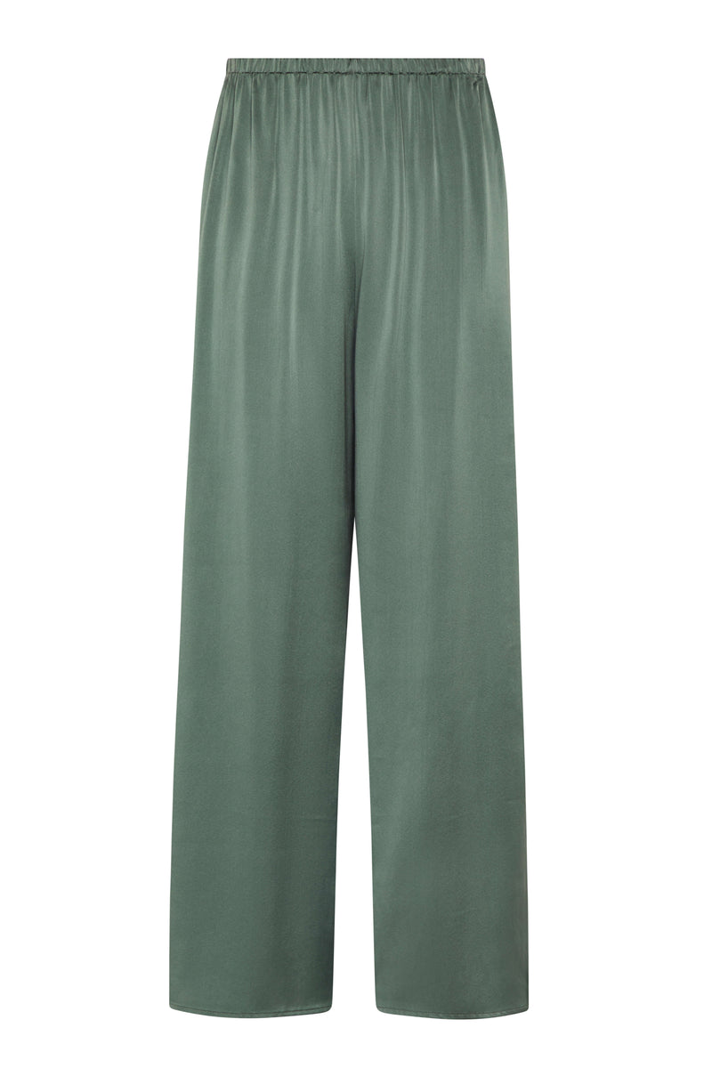 Austin Trouser Sage Silk Charmeuse