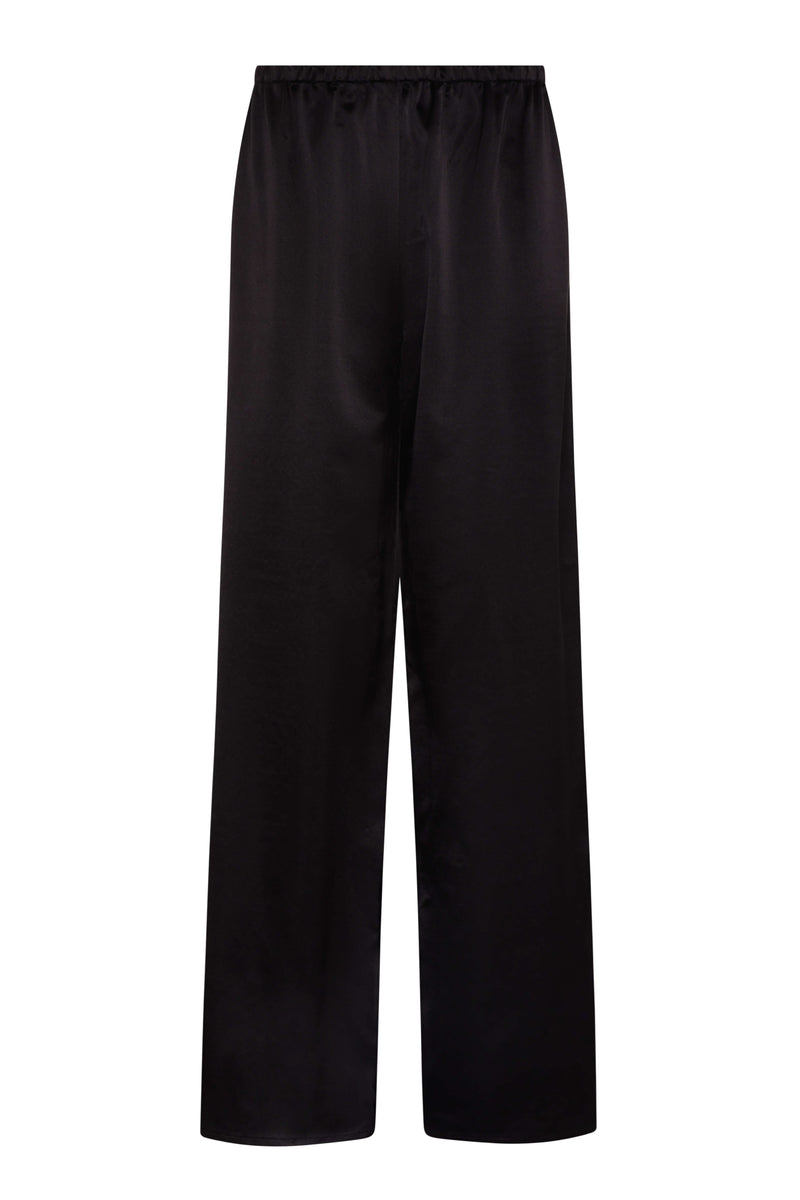 Austin Trouser Black Silk Wool