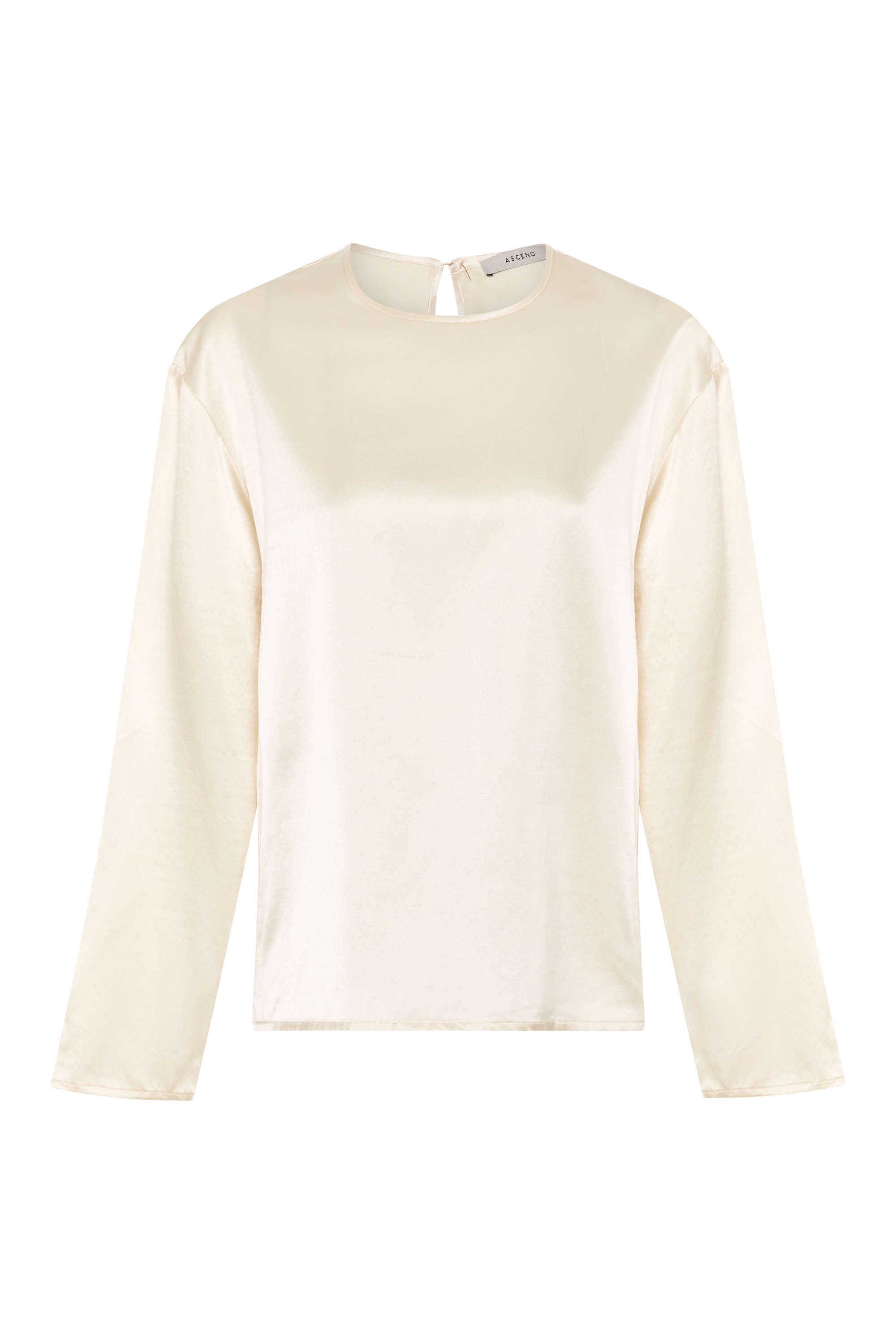 Byron Top Ivory Silk Wool