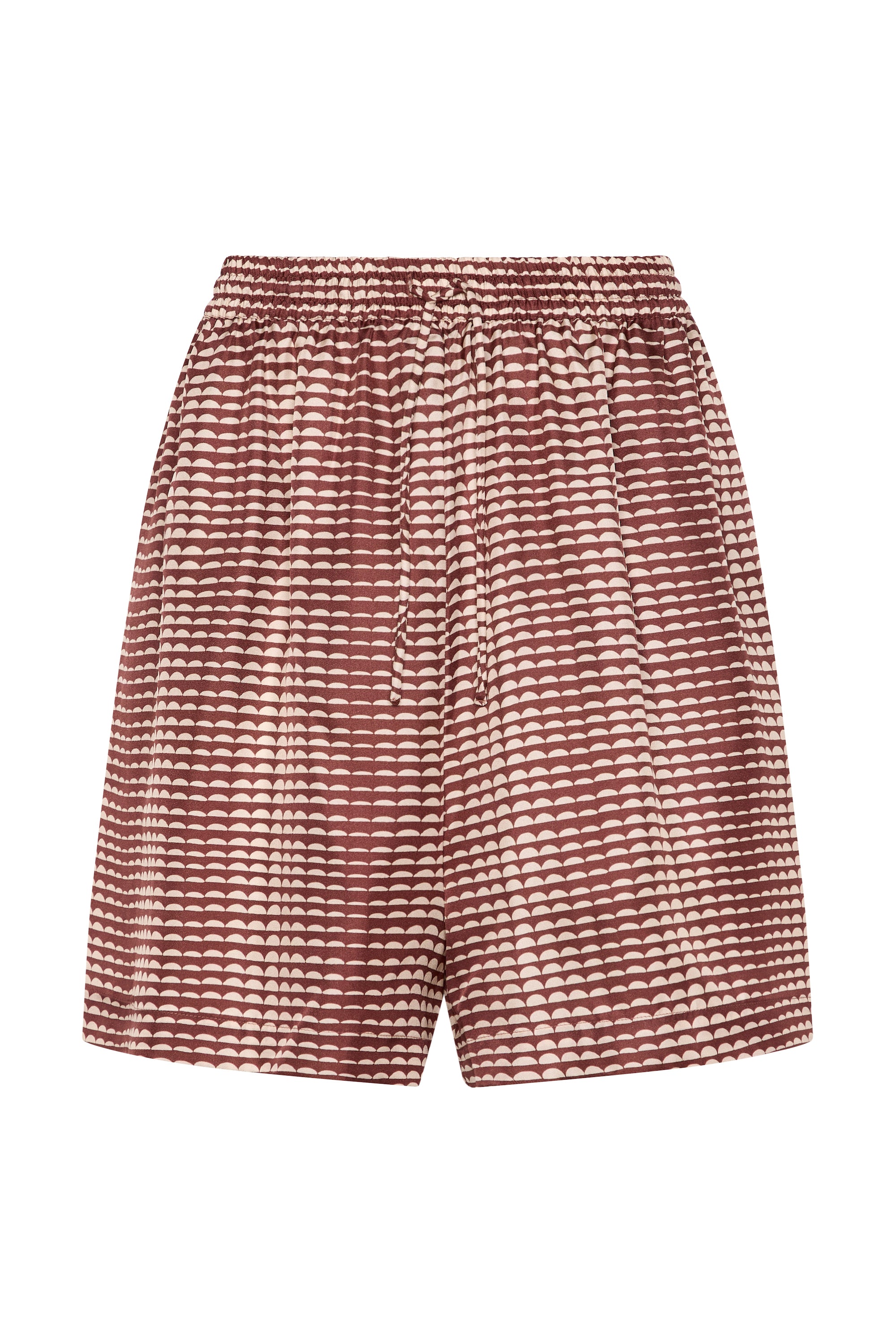 Boston Short Solar Rust Red Silk Twill