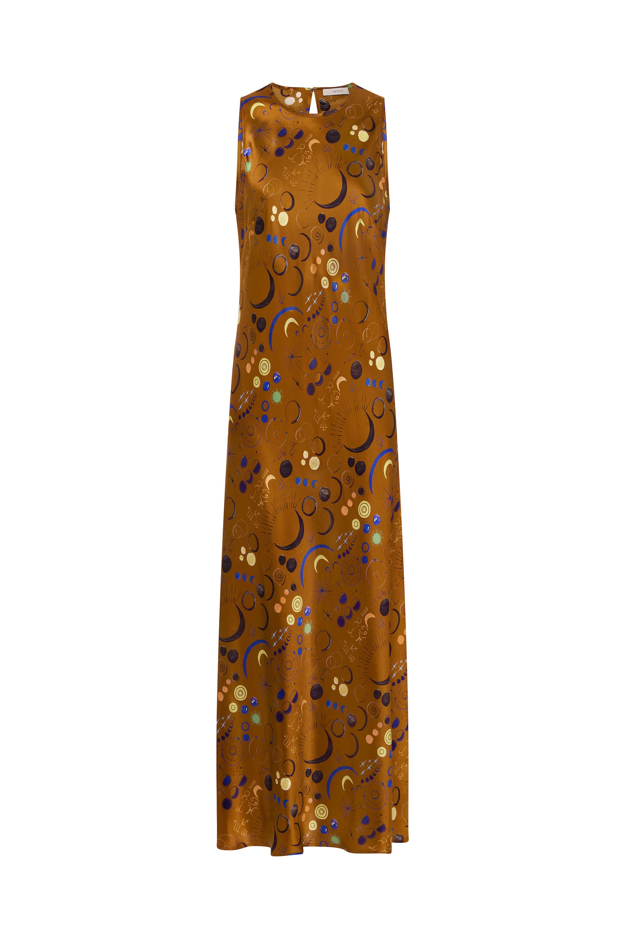 Valencia Dress Celestial Copper Silk Twill