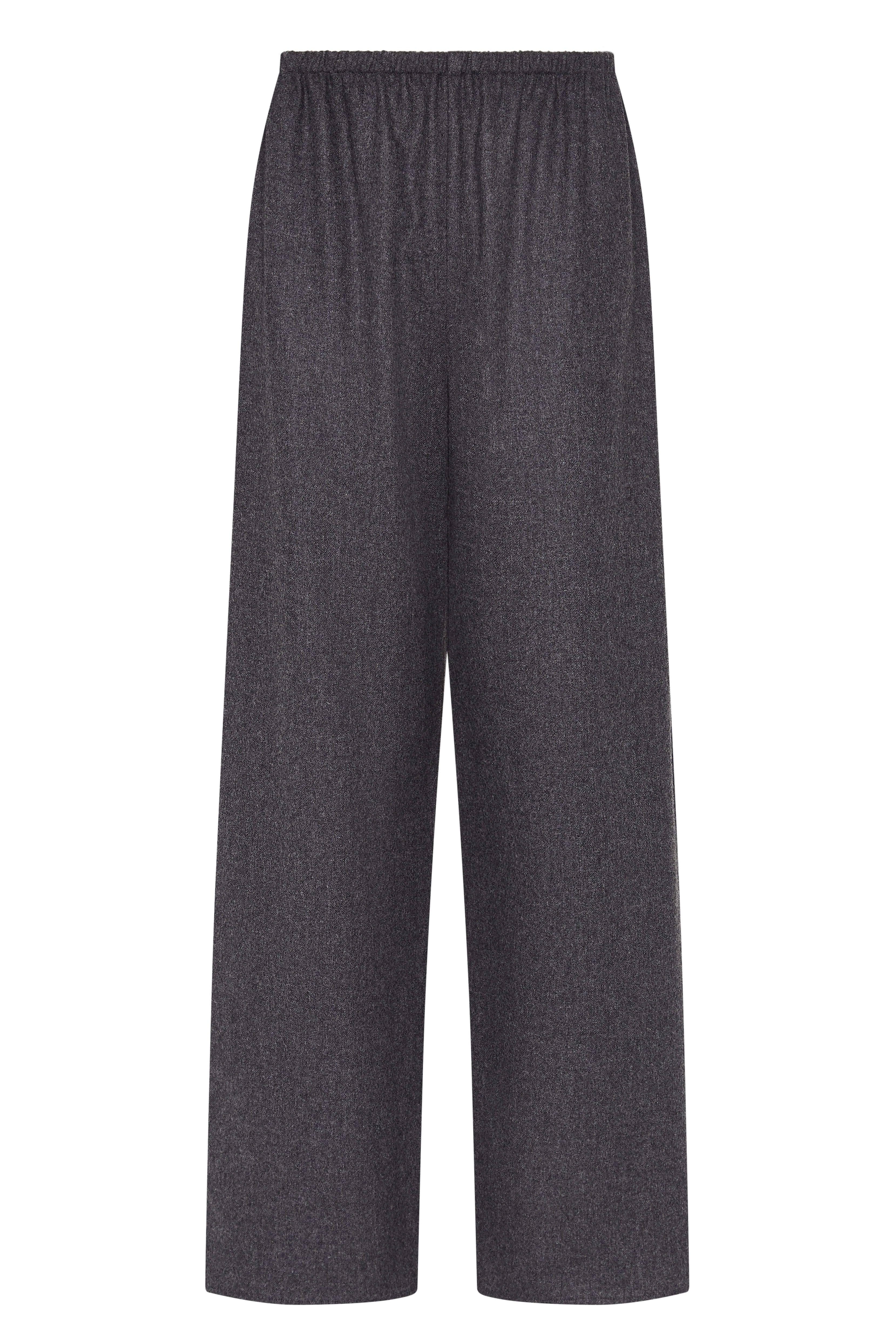 Austin Trousers Charcoal Wool Cashmere Flannel