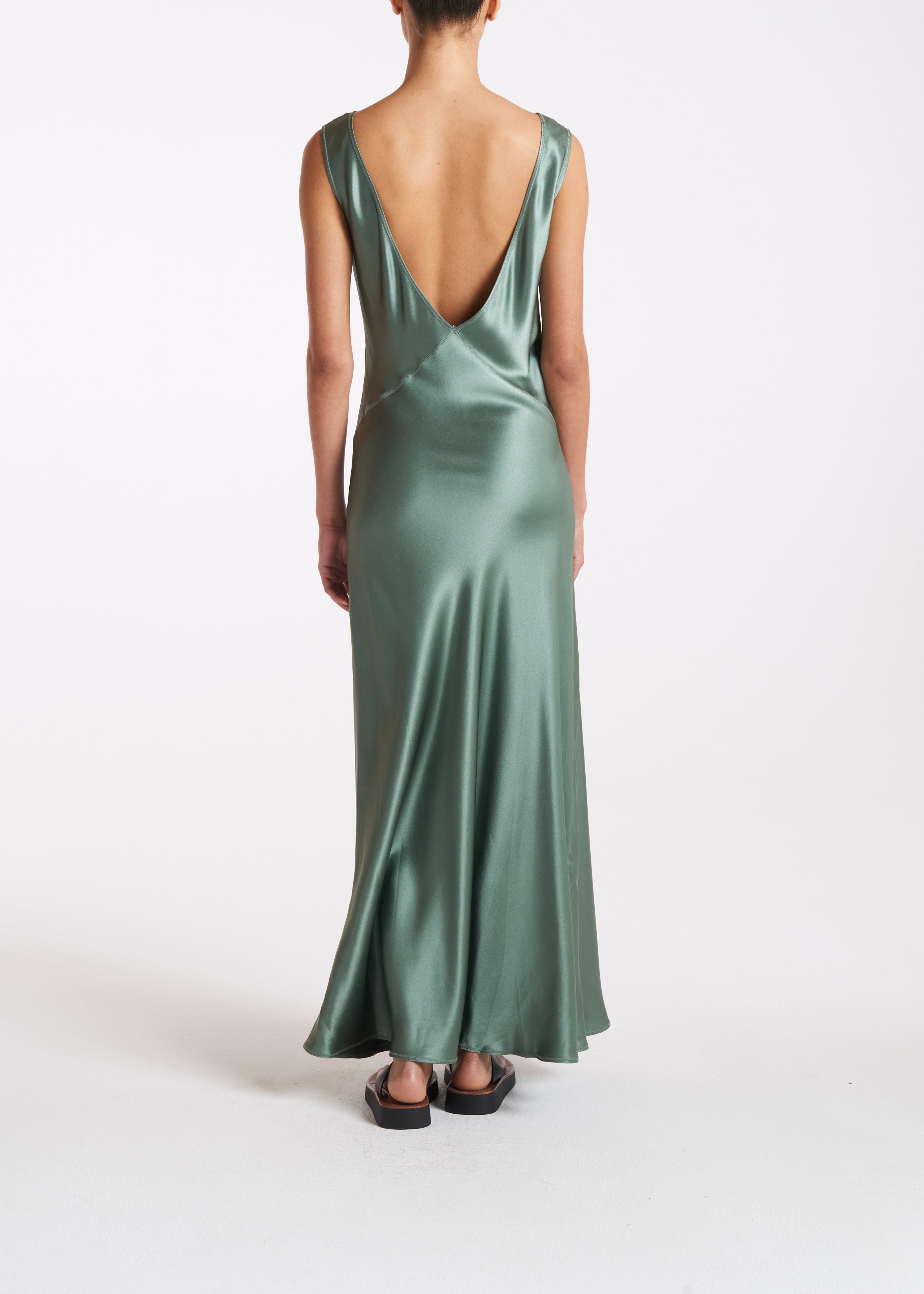 Silk hot sale satin gown