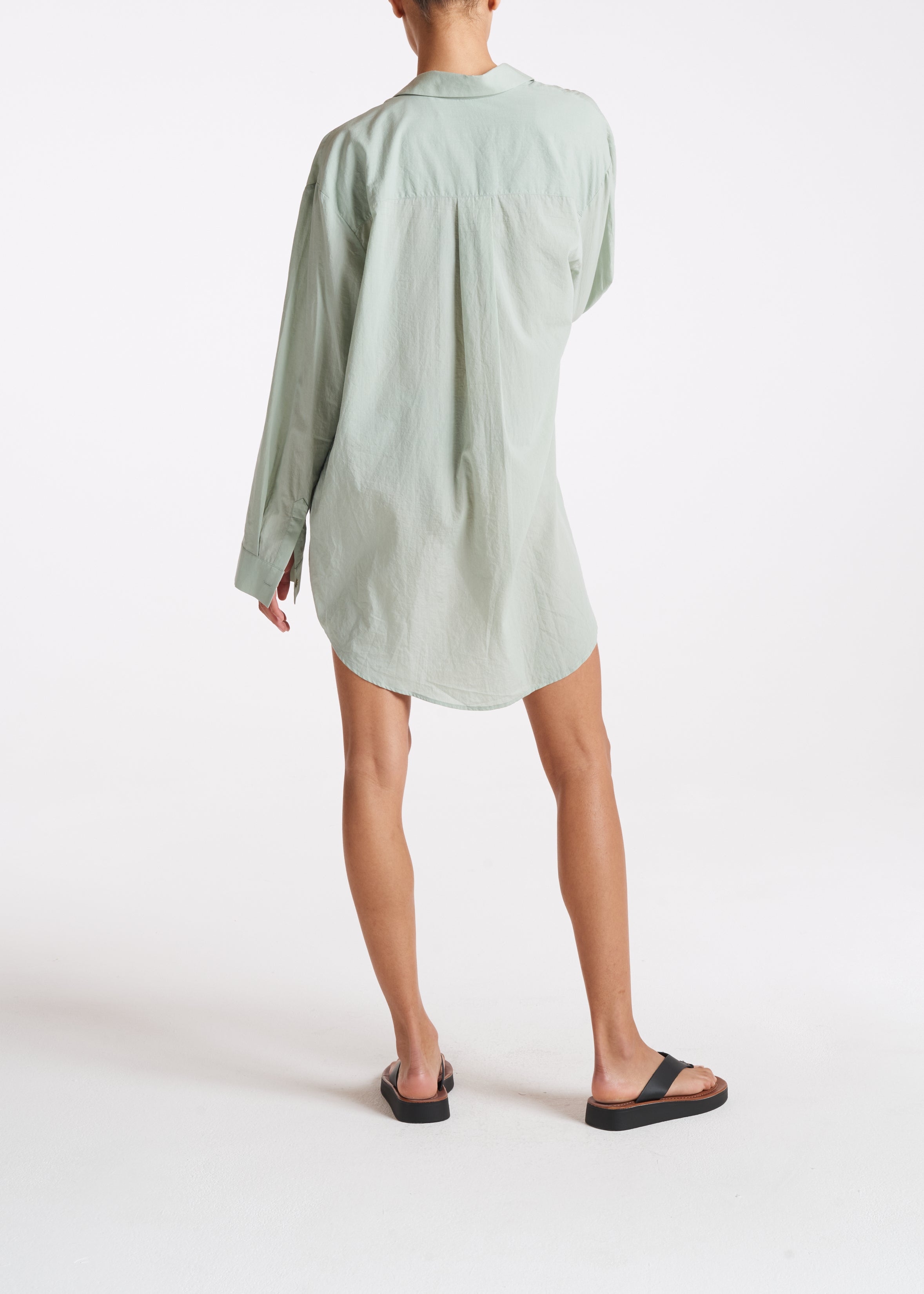 Formentera Shirt Verde Lightweight Cotton