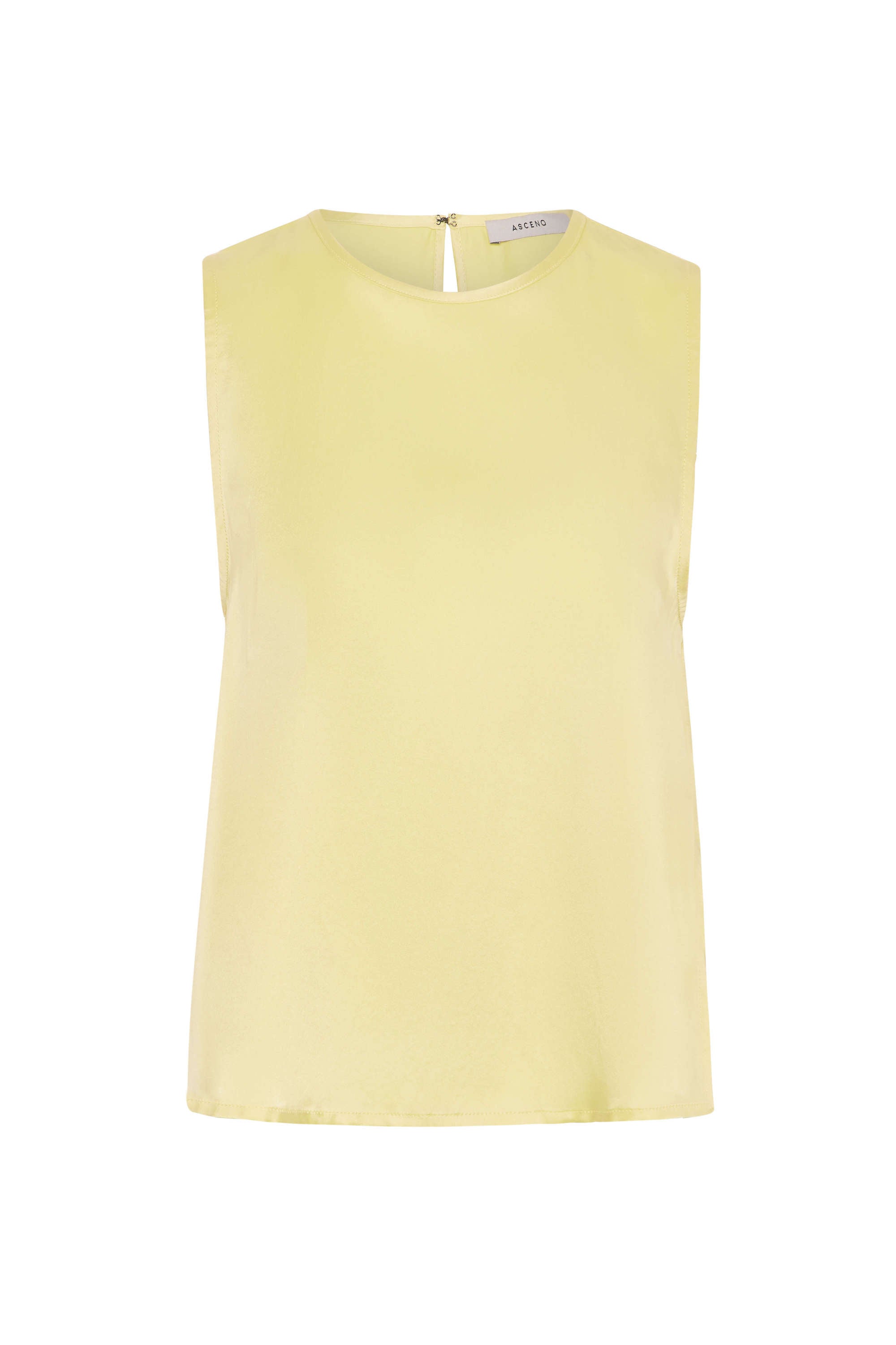 Sofia Top Lemon Silk Charmeuse