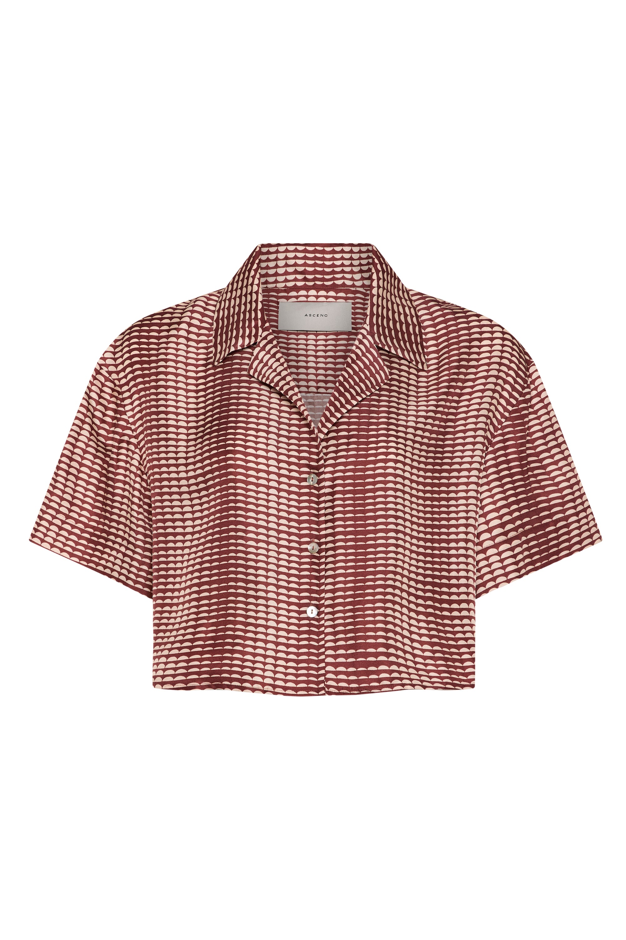 Lincoln Shirt Solar Rust Red Silk Twill