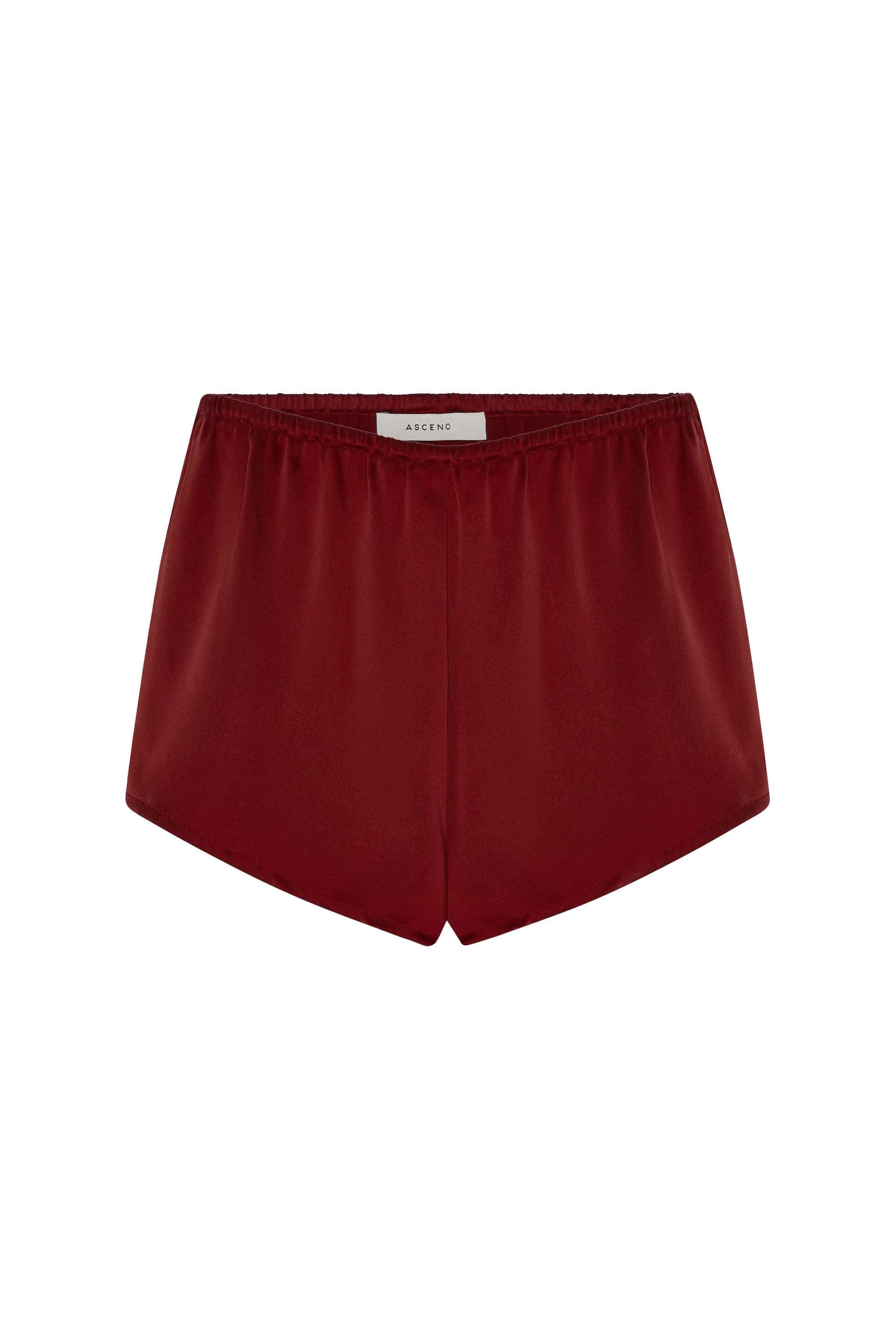 Venice Short Ruby Silk Charmeuse