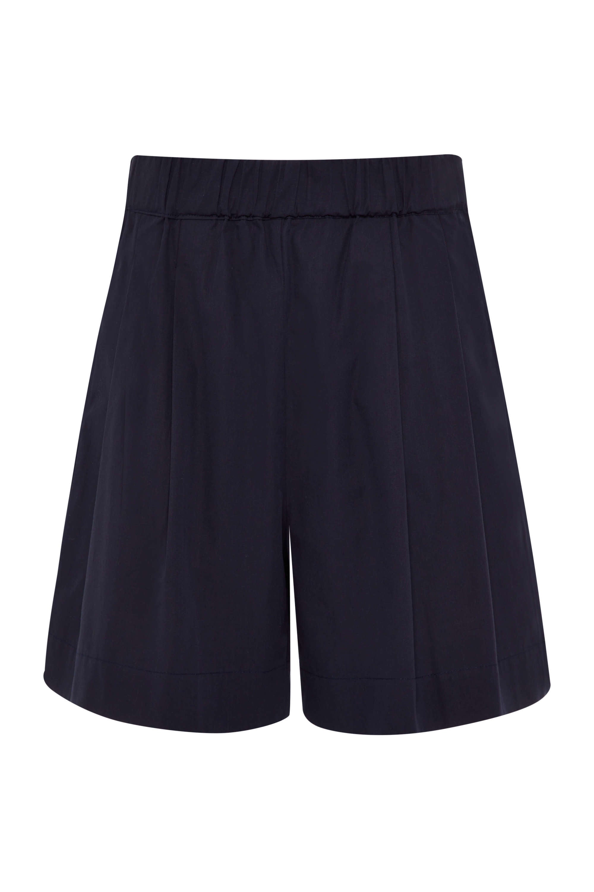 Zurich Short Navy Cotton Poplin