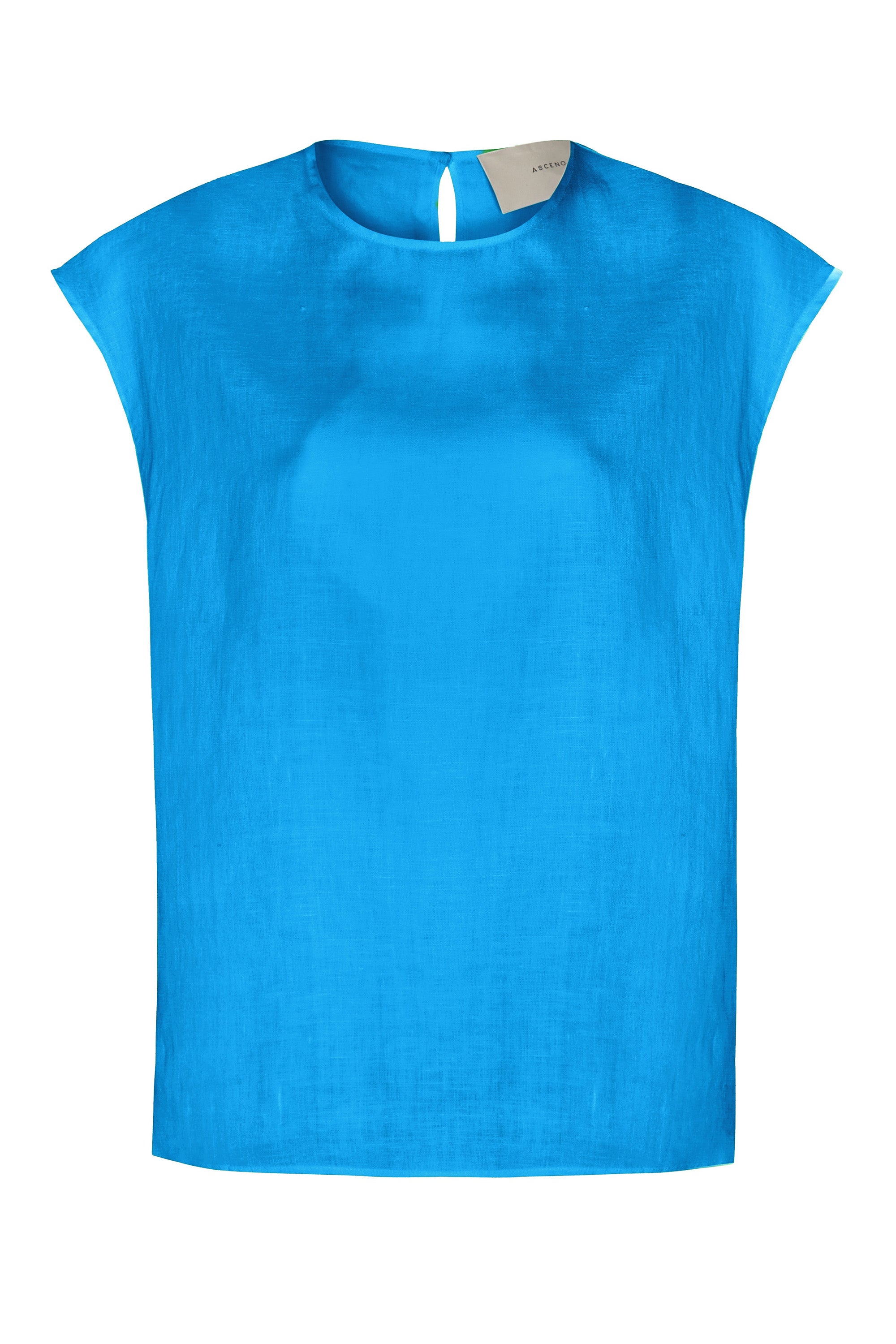 Dasha Top Capri Blue Linen