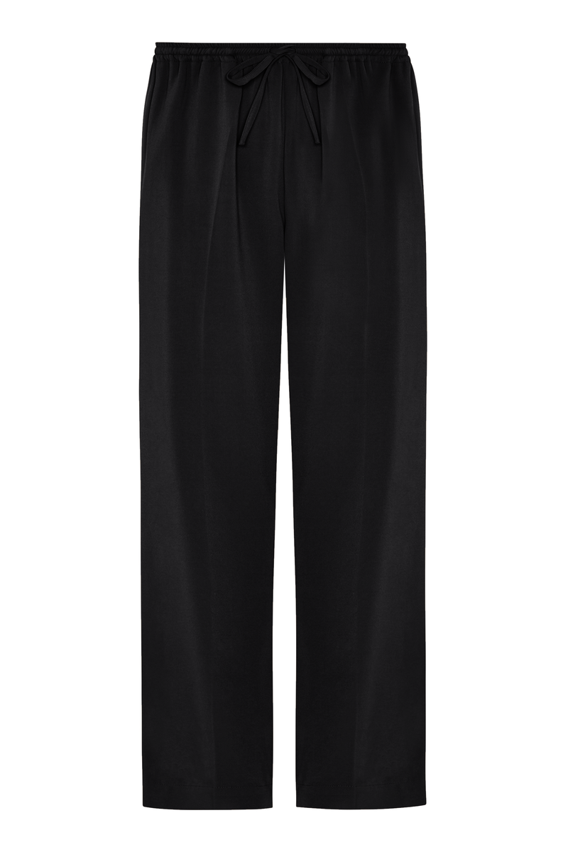 Aurelia Trouser Black Viscose Crepe