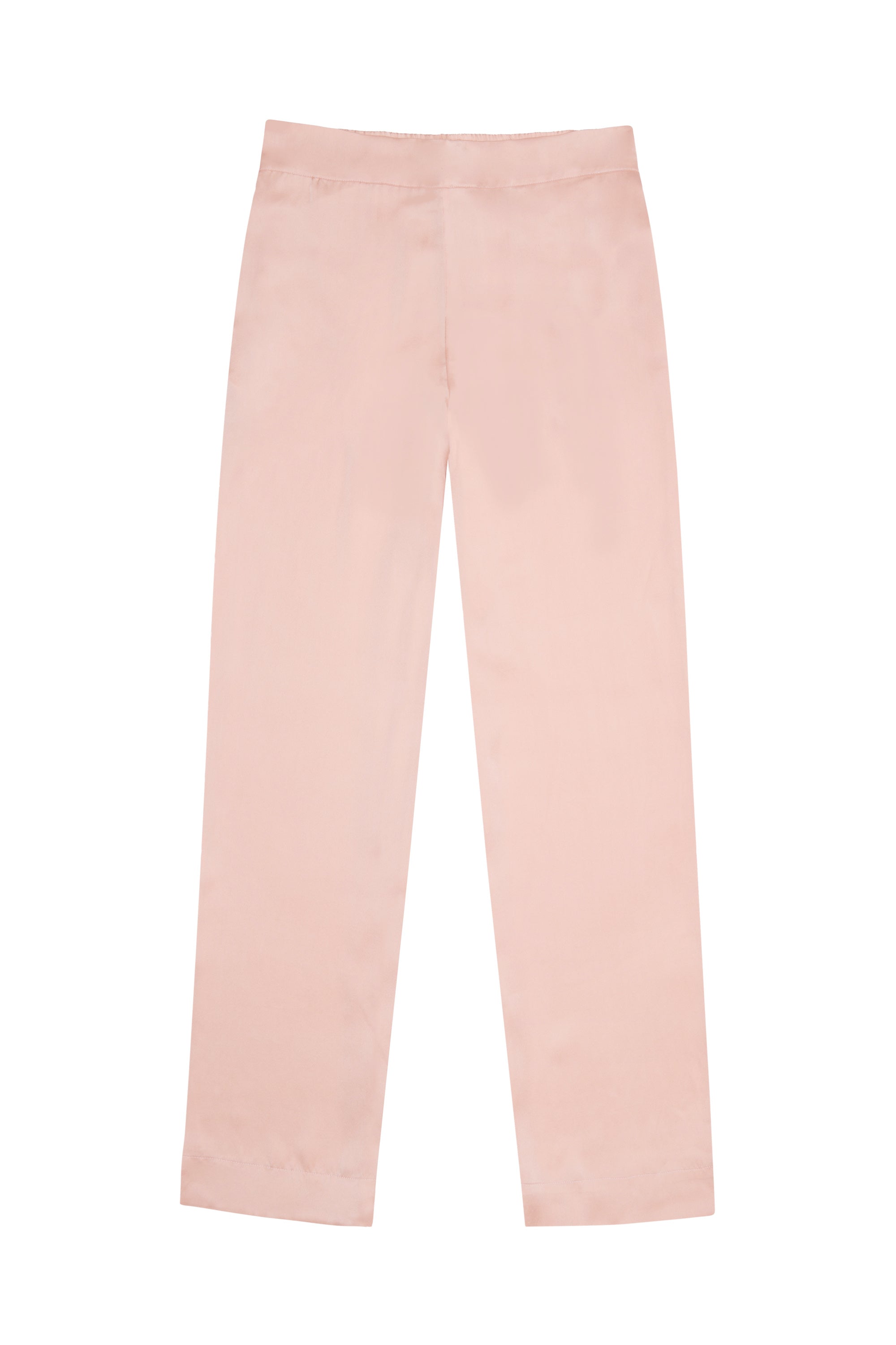 Pale blush silk pyjama bottom