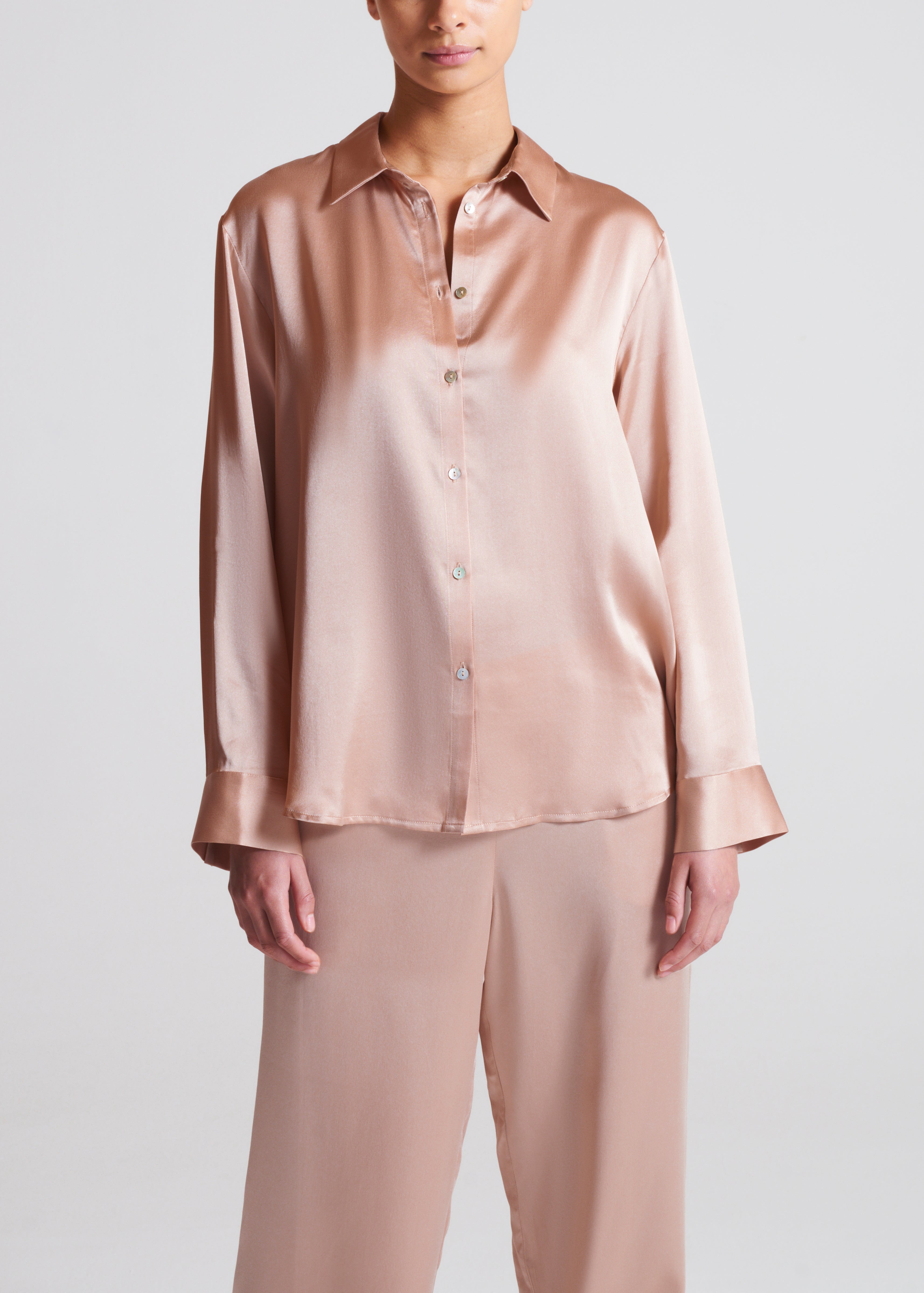 Rose gold best sale silk pjs